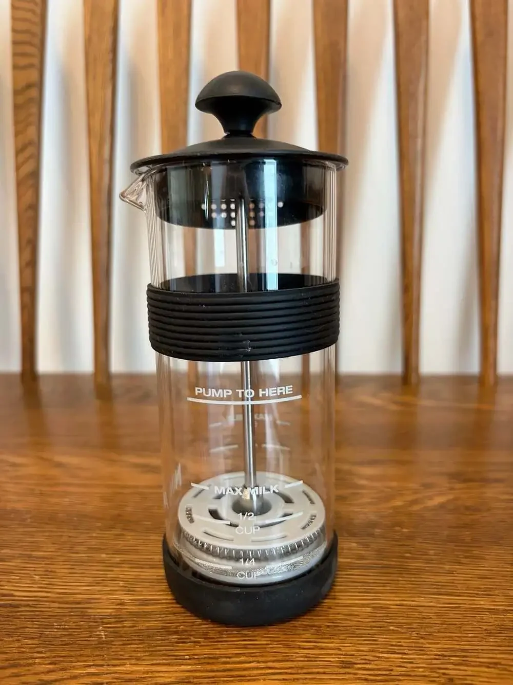Ninja Coffee Bar Easy Frother Manual Milk Press